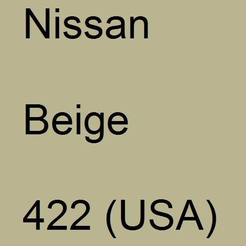 Nissan, Beige, 422 (USA).